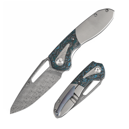 Kansept Thoth Damascus Titanium Arctic Storm (K1075A2)