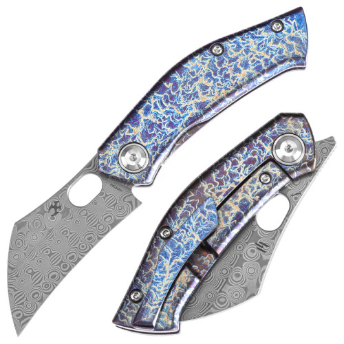 Kansept Osprey Damascus Titanium Lightning Strike (K2087A2)