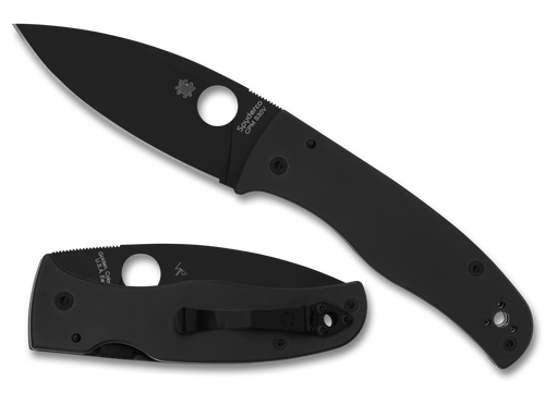 Spyderco Reveal 14 Bodacious Black G10 Black Blade (C263GBK )