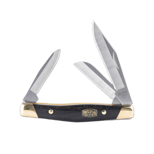 Buck Cadet Ebony/Brass (0303BRS-B/14120)