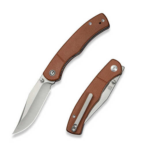 CIVIVI Clingman Micarta Brown (C23065-3)