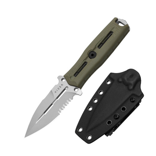 Kizer Norcross G10 Olive Green (ZX-FB01A4) 