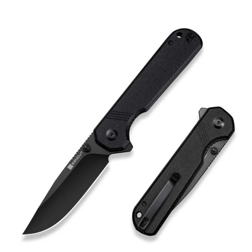 SENCUT Aetheris Micarta Black Canvas (S24095-3)