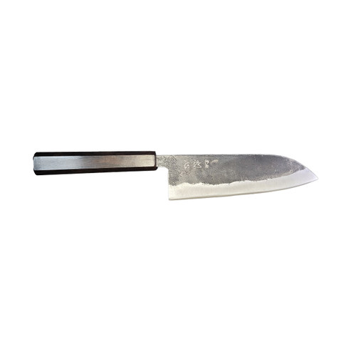 Hatsukokoro Kurogane Kurouchi Blue 2 Santoku 6.5" (HKT-79)