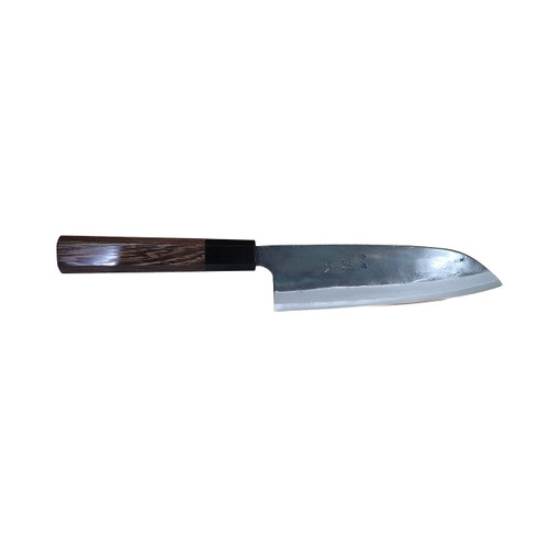 Hatsukokoro Kokugei Kurouchi Blue1 Santoku 6.5" (HKT-72)