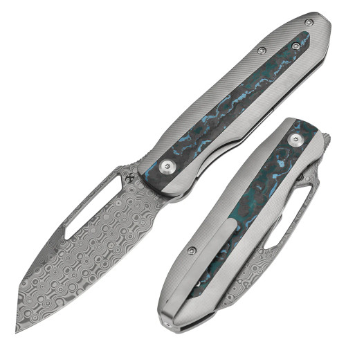 Kansept Thunderhead Stonewashed Titanium with Artic Storm Carbon Fiber (K1106A5)