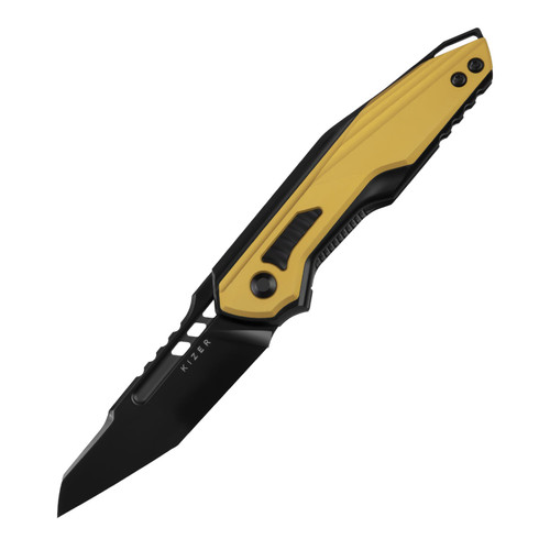 Kizer Zero Black Matte DLC S35VN Titanium/Aluminum (Ki3664A1)