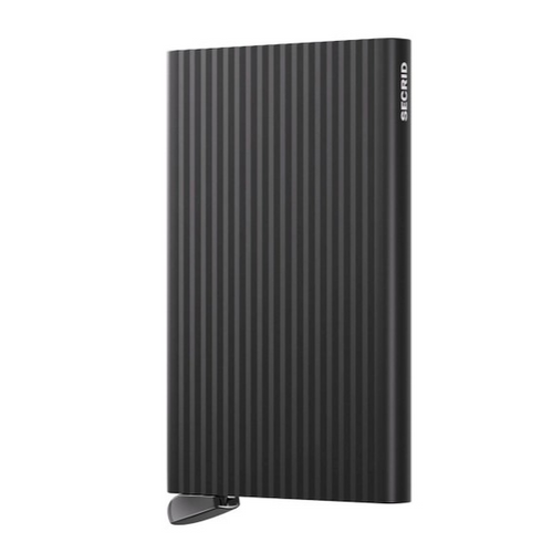 Secrid Cardprotector+ Fluted Black+ (CFl-Black+)