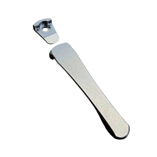 LynchNW Spyderco Wire Modular v3 Flat Top Clips Stonewashed (TC-WRE-V3-STO)