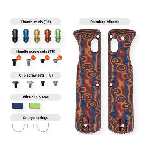 Vosteed Vombat Handle Micarta Brown/Orange (W0105)