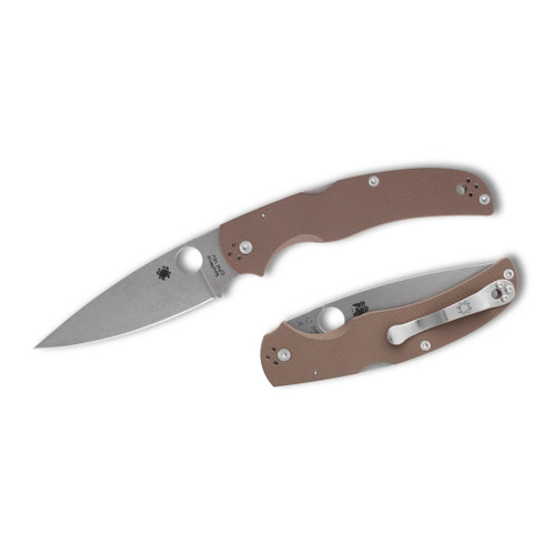 Spyderco Reveal 19 Native Chief G10 Brown (C244GPBN15V)