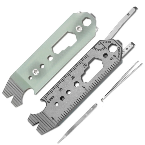 Kizer Pac-Bar Titanium G10 Natural (KIZE-EDC-FREE;T122A5)
features