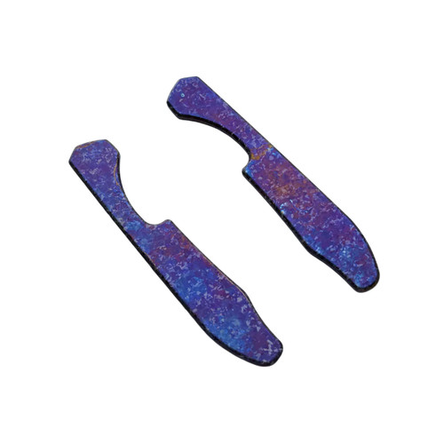 Piratech Slippy Tsunami Inlay Nebula Titanium Heat Treated & Torch Anodized (SKIC06)