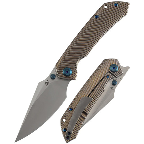 Kansept Fenrir Bronze Anodized Titanium Water Ripple Texture (K1034C2)