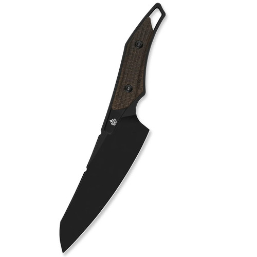 QSP T-Cook Burlap Micarta Brown Glow Black (QS172-C2)