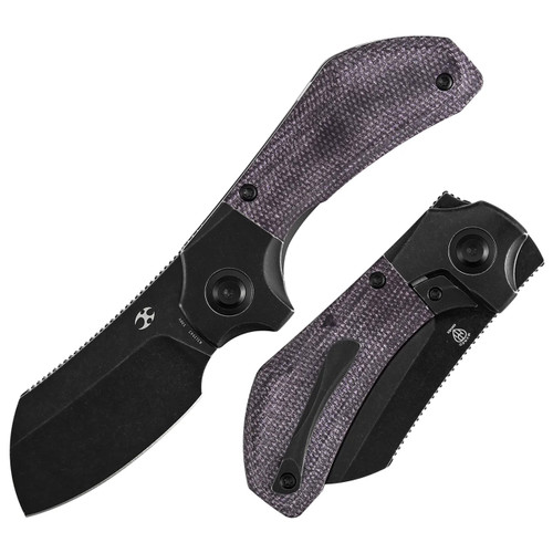 Kansept Pluto Titanium Purple Micarta (K3129A2)