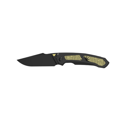 Kizer Feweed XL Titanium Aluminum Black Gold (Ki4694A1)
