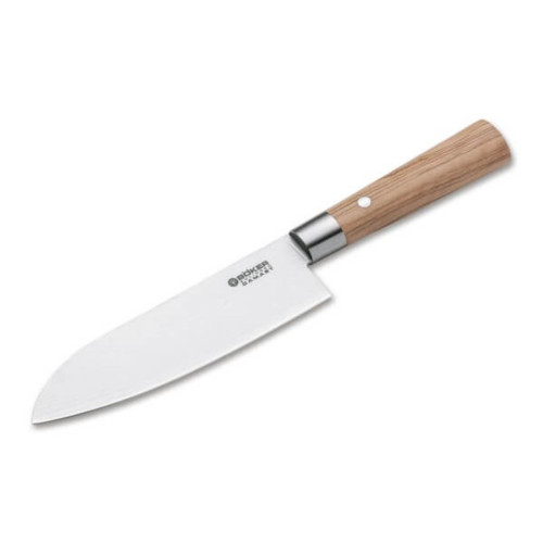 Boker Germany Damast Olive Santoku Knife (130437DAM)