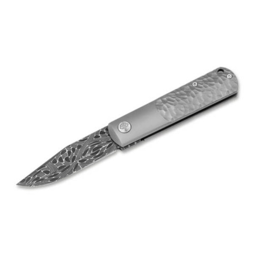 Boker Germany BRLW Meteorite Damast (110673DAM) opened