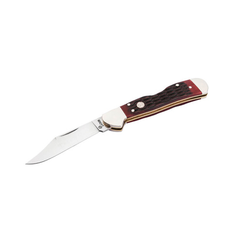 Boker Germany Tree Brand Copperhead Backlock Red Bone (110874)