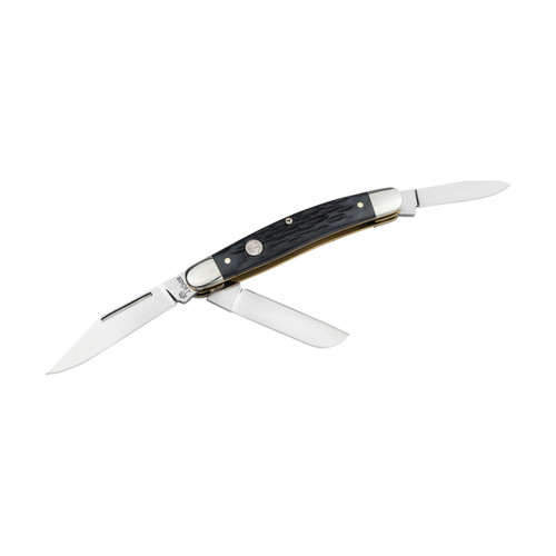 Boker Germany Tree Brand Medium Stockman Jigged Black (110853)