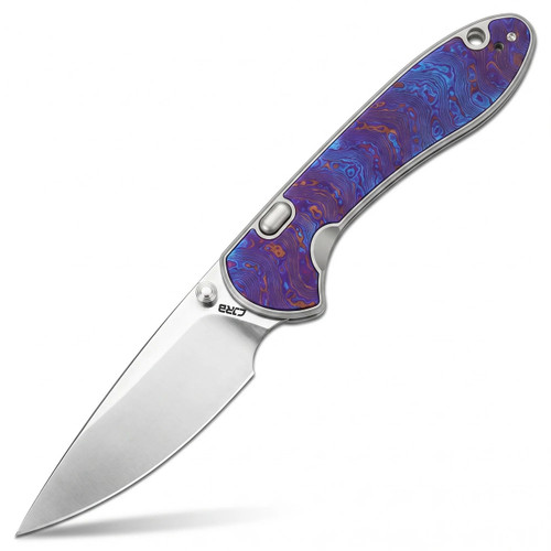 CJRB Feldspar Titanium Damascus Sand Polish (J1912G-STDB)