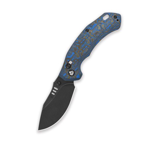 QSP Elk Micarta Blue Black Blade (QS173-B2)
