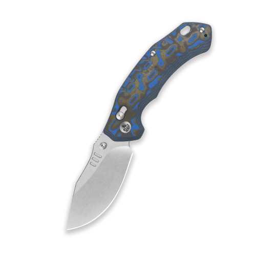 QSP Elk Micarta Blue Black (QS173-B1)