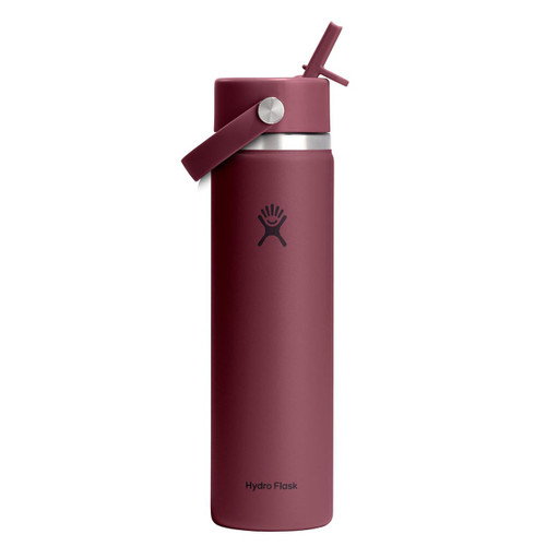 Hydro Flask Wide Flex Straw Cap Burgundy 24oz (W24CFS674) straw
