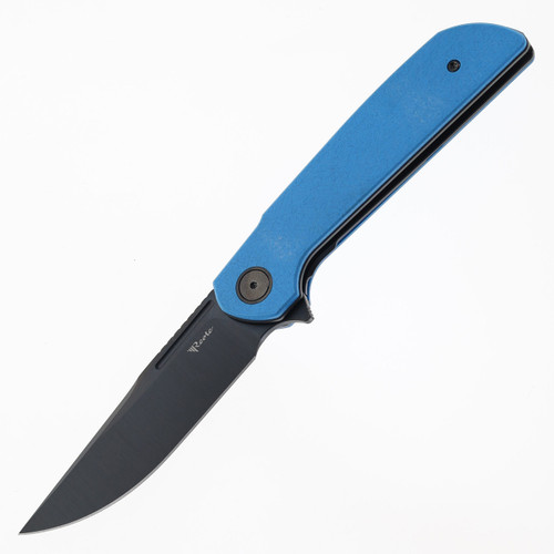 Reate Remedy FatCarbon Glass Blue Black Blade (REMEDY-11) open