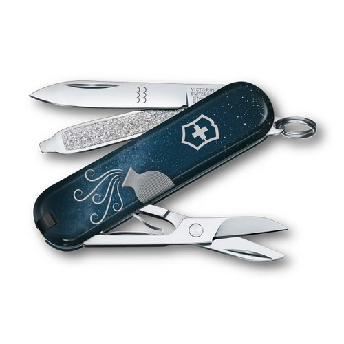 Victorinox Swiss Army Zodiac Classic SD Aquarius (0.6223.2AQU) open