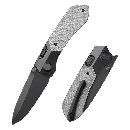 Remette RT-Meteor Titanium Black Silver Carbon Fiber Grey Blade (RTPT-BDL)