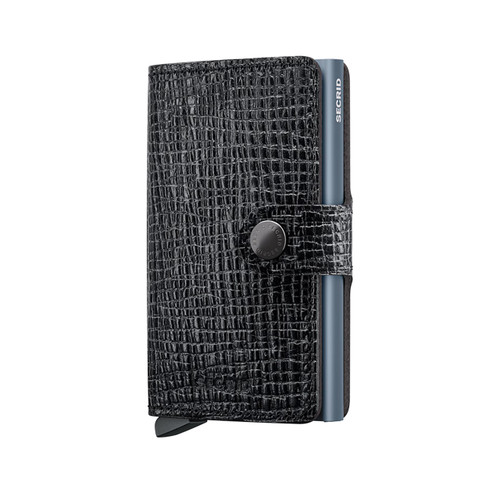 Secrid Miniwallet Palmellato Black (MPlm-Black) front