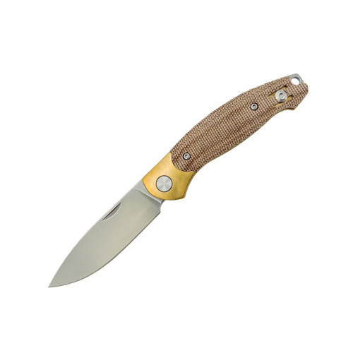 GiantMouse Farley Micarta Natural (FARLEY-BRASS-NATURAL-MICARTA)