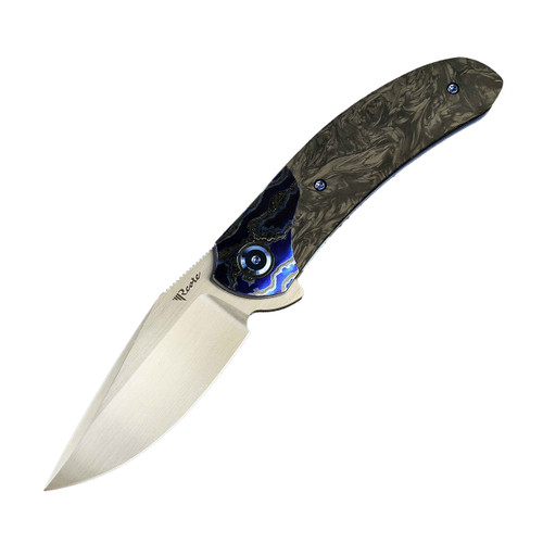 Reate TF-4 Marble Carbon Fiber Zircuti Bolster (TF-4-03) open