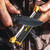 Work Sharp Pocket Knife Sharpener (WSGPS-12) in use serrated