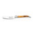 Laguiole Style de Vie Luxury Cheese Knife Set Olive Wood 3Pc (LuxKaasOlijf) soft cheese knife