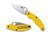 Spyderco UK Penknife lightweight Yellow (C94PYL) 