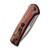 CIVIVI Conspirator Cuibourtia Wood (C21006-3) closed clipside