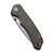 CIVIVI Brazen Dark Green Micarta Tanto (C2023F) closed