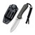 CIVIVI Fixed Blade Elementum Dark Green Micarta (C2105B) with sheath back
