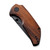 CIVIVI Thug 2 Cuibourtia Wood Damascus Clad (C20028C-DS1) closed
