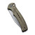 CIVIVI Cogent Green Coarse Micarta (C20038D-5) closed