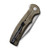 CIVIVI Cogent Green Coarse Micarta (C20038D-5) closed clipside