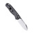 Kizer Drop Bear Aluminum Gunmetal (V3619C1) open clipside