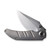 WE Knife Co Riff-Raff Grey Titanium Polished Bead Blasted (WE22020B-4) half open