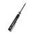 CIVIVI Baby Banter Twill Carbon Fiber Damascus Clad (C19068S-DS1 open frame