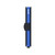 Secrid Miniwallet Matte Black Blue (MM-Black & Blue) side