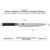 Shun Classic Carving 9" Hollow Ground Edge Knife (DM0720) dimensions