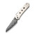 CIVIVI Vision FG G10 Ivory Damascus Clad (C22036-DS1)